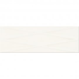 Płytka ścienna MERIDIAN white lines structure glossy 25x75 gat. II