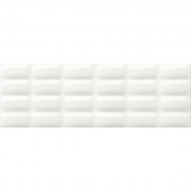 Płytka ścienna WHITE MAGIC structure glossy pillow 25x75 gat. I
