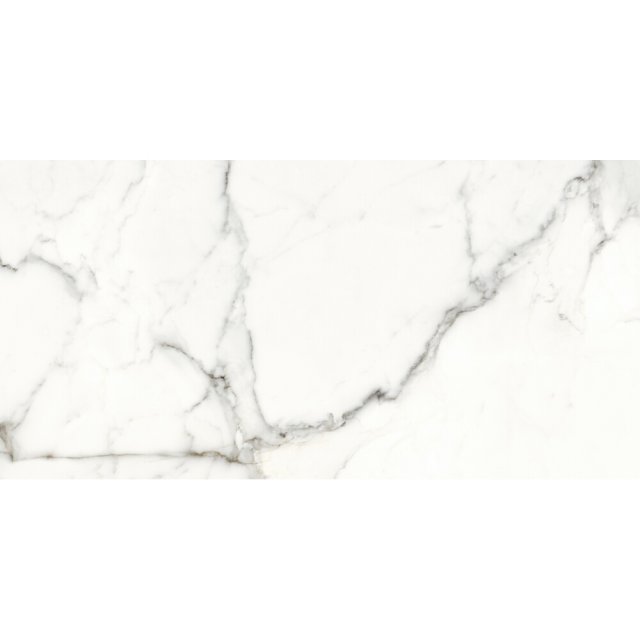 Gres szkliwiony CALACATTA MONET white satin 59,8x119,8 gat. II