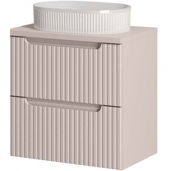 COMAD Zestaw mebli NOVA CASHMERE szafka z blatem CASHMERE, umywalka BEYOND 5