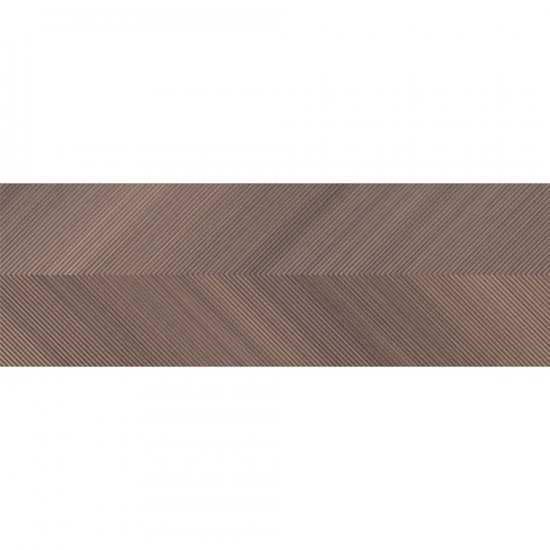 Płytka ścienna hiszpańska Saloni EUKALYPT VECTOR MARRON-CACAO mat 40x120 gat. I