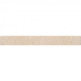 Gres zdobiony cokół DRY RIVER cream mat 7,2x59,4 gat. I