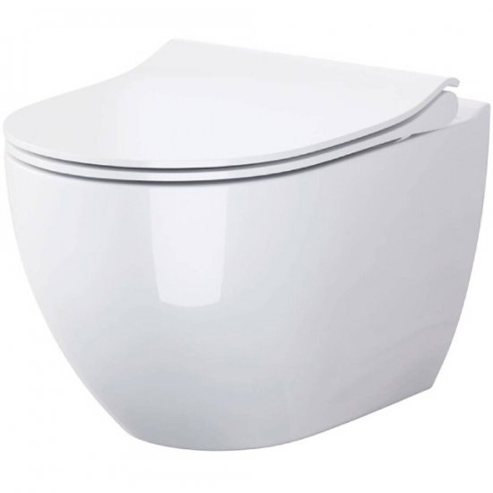 CERSANIT Miska WC podwieszana ZEN z deską SLIM duroplast S701-428-ECO