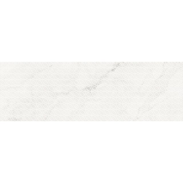 Płytka ścienna APSOLUTE white microstructure glossy ornament 24x74 gat. I