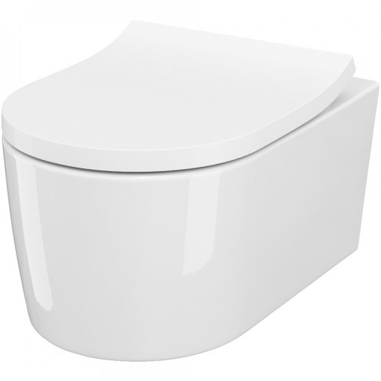 CERSANIT Miska WC podwieszana INVERTO z deską SLIP WRAP wolnoopadającą S701-432-ECO