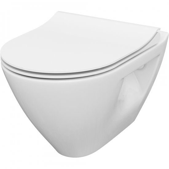 CERSANIT Miska WC podwieszana MILLE z deską SLIM duroplast S701-453-ECO