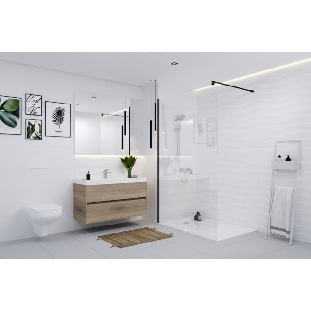 Płytka ścienna PEROUSO WIND white structure glossy 29,7x60 gat. II