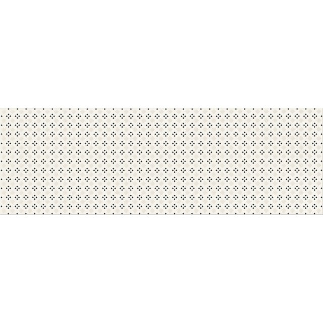 Płytka ścienna BLACK&WHITE pattern A white satin 20x60 gat. I