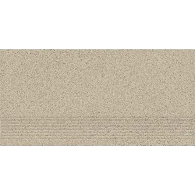 Gres techniczny stopnica KALLISTO light grey mat 29,7x59,8 gat. I