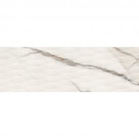 Płytka ścienna BLUERIVER white structure satin 24x74 gat. I