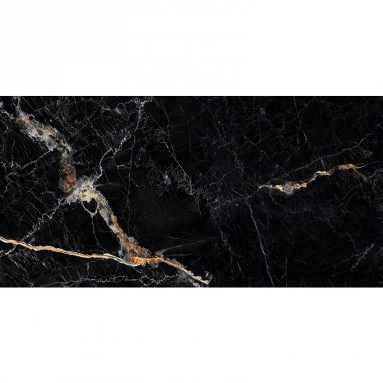 Gres szkliwiony COSMIC BLACK high glossy 60x120 gat. I