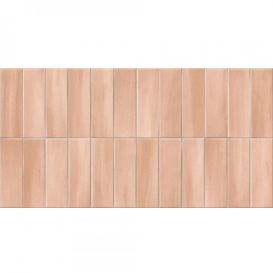 Gres szkliwiony hiszpański Gayafores DECO ALLURE ROSE błyszczący 32x62,5 gat. I
