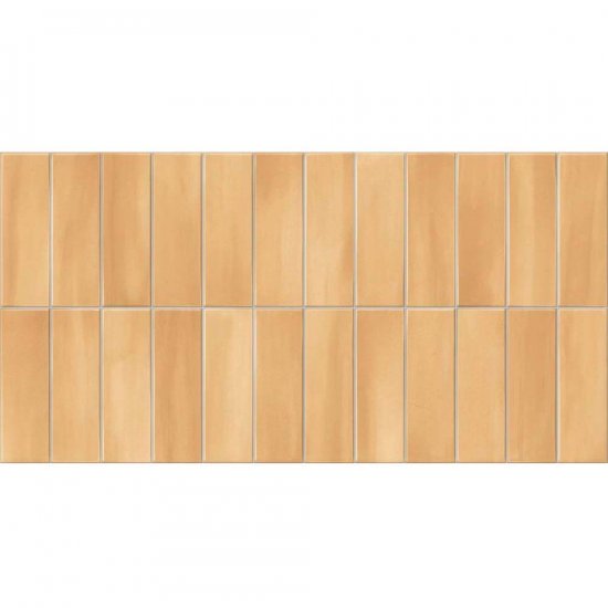 Gres szkliwiony hiszpański Gayafores DECO ALLURE HONEY błyszczący 32x62,5 gat. I