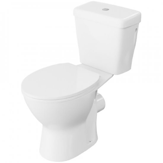 LAVITA Kompakt WC ZETA 2.0 wirowy z deską wolnoopadającą biały