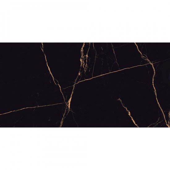 Gres szkliwiony VEINS BLACK high glossy 60x120 gat. I