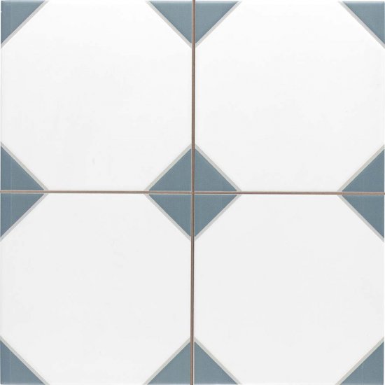 Gres szkliwiony hiszpański Realonda CANTERBURY BLUE mat 33x33 gat. I