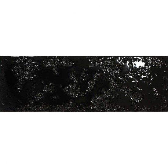 Gres szkliwiony hiszpański Realonda KAMADO BLACK mat 15x45 gat. I