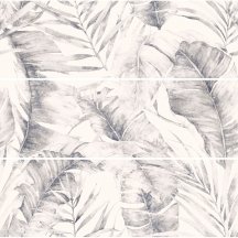Płytka ścienna inserto LEAN 3 elementy white satin 87x89 gat. I Cersanit