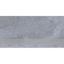 Gres szkliwiony stopnica BELIZE light grey mat 29,8x59,8 gat. I