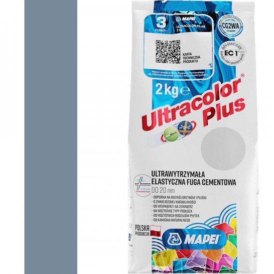 Fuga elastyczna MAPEI ULTRACOLOR PLUS 125 2 kg