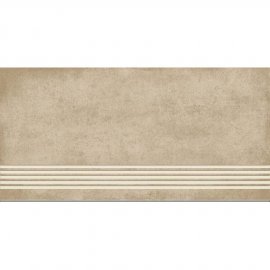 Gres szkliwiony stopnica SHADOW LINE beige mat 29,8x59,8 gat. I