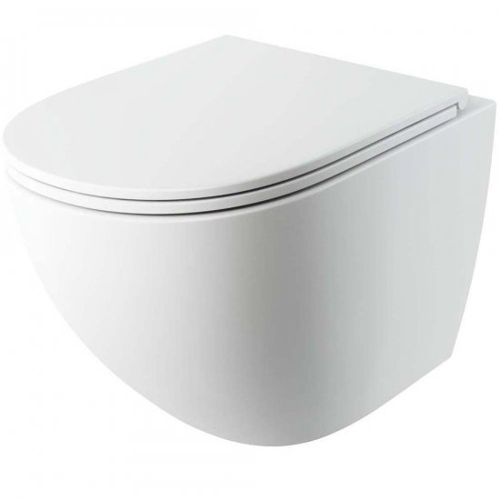 OMNIRES Miska WC podwieszana OTTAWA COMFORT z deską wolnoopadającą 54x37 cm OTTAWACMWBM