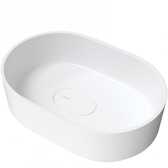 OMNIRES Umywalka nablatowa CADENCE M+ 62 owalna biały mat CADENCE620BM