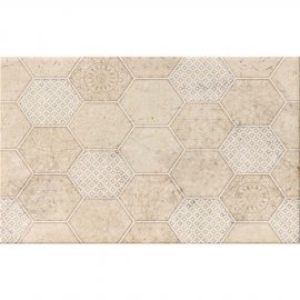 Płytka ścienna COMMO HEX cream glossy 25x40 gat. I