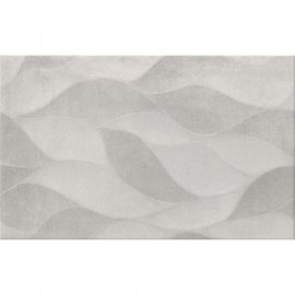 Płytka ścienna SMOKE light grey structure mat 25x40 #007 gat. I