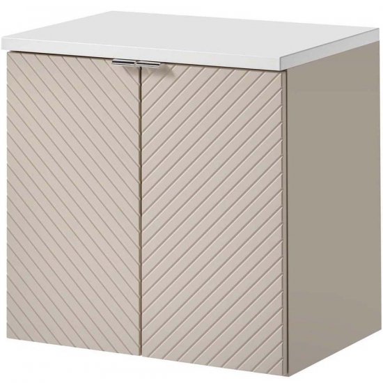 COMAD Szafka podumywalkowa VIVA CASHMERE z drzwiami z blatem WHITE 60 cm