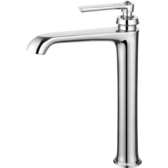 OMNIRES Bateria umywalkowa stojąca ARMANCE chrom połysk wysoka 32 cm AM5213CR