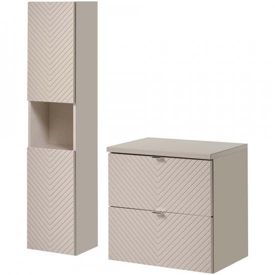 COMAD Zestaw mebli VIVA CASHMERE szafka z blatem CASHMERE 60 cm, słupek 30 cm