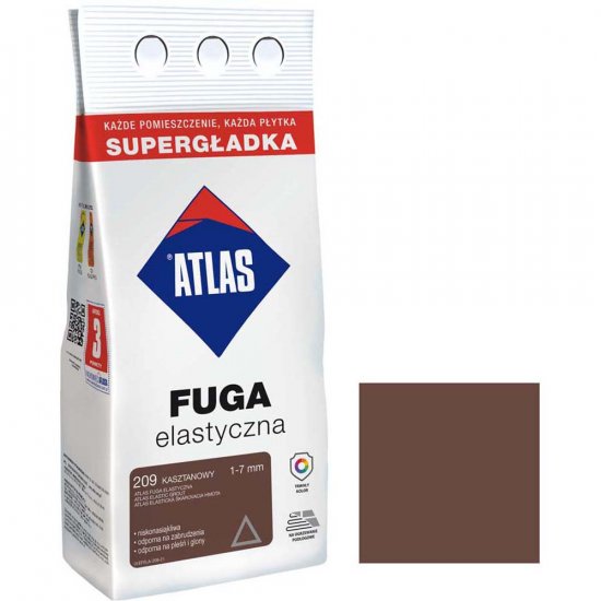 Fuga elastyczna Atlas 209 kasztanowy 2 kg