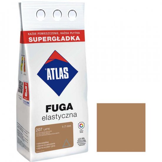 Fuga elastyczna Atlas 207 latte 2 kg