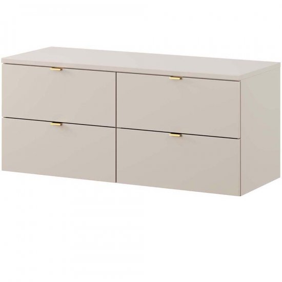 COMAD Zestaw mebli DALIA CASHMERE 2 szafki z blatem CASHMERE 120 cm