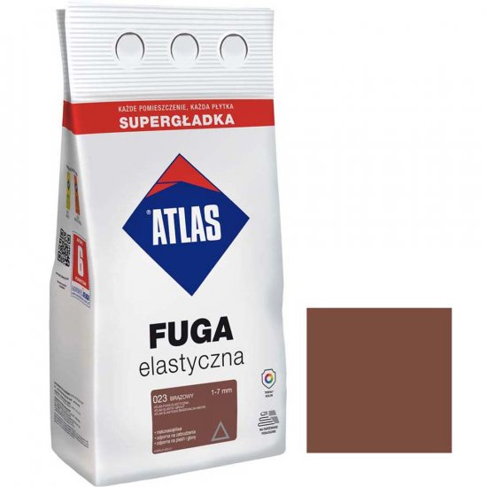 Fuga elastyczna Atlas 023 brązowy 5 kg