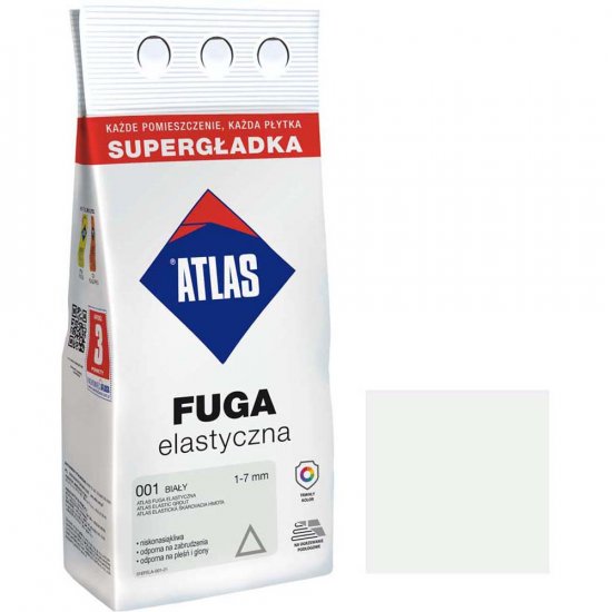 Fuga elastyczna Atlas 001 biały 2 kg