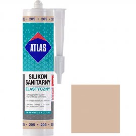 Silikon sanitarny Atlas 205 kremowy 280 ml