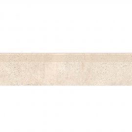 Gres szkliwiony stopnica MOONROW GPT1016 beige mat 29,8x119,8 gat. I
