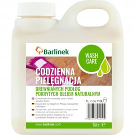 Wash Care koncentrat do bieżącej pielegnacji podłóg pokrytych olejem naturalnym 1 L Barlinek