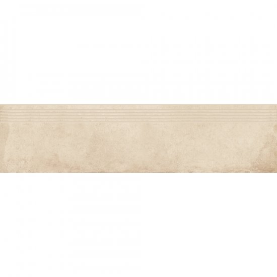 Gres szkliwiony stopnica DIVERSO beige mat 29,8x119,8 gat. I