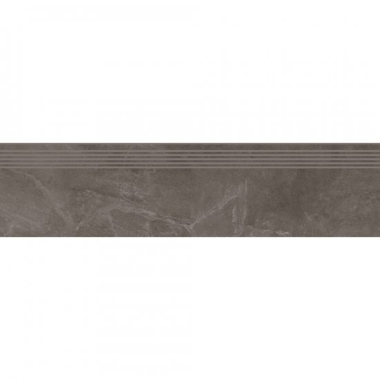 Gres szkliwiony stopnica MARENGO graphite mat 29,8x119,8 gat. I