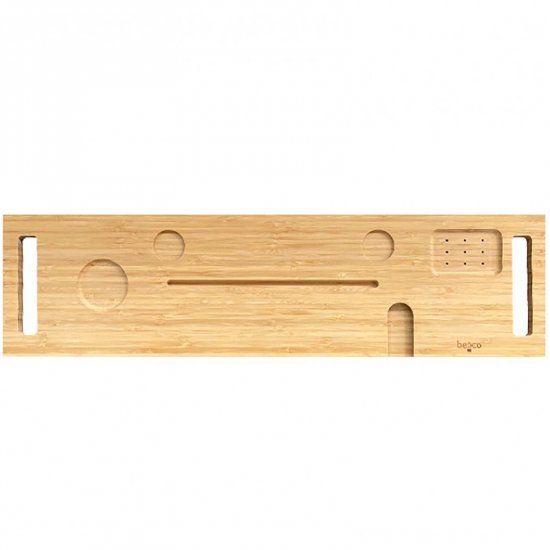 BESCO Półka na wannę COMA 85X22 bambusowa PW-CO-85