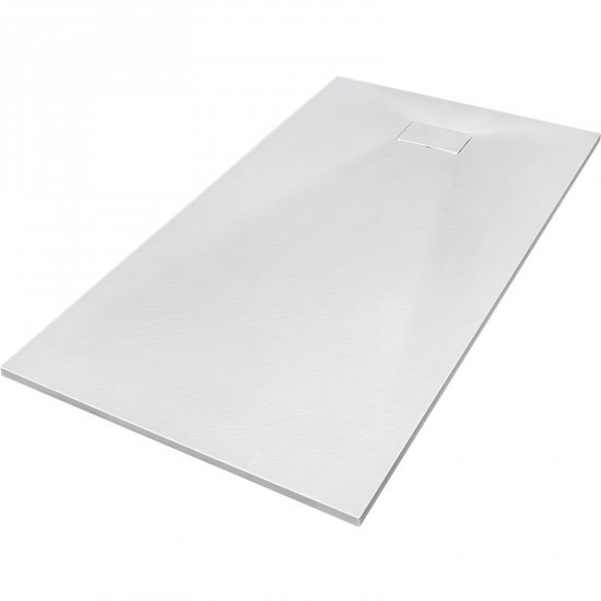 BESCO Brodzik prostokątny VEXO 100x80x3,2 biały BV-100-80-P