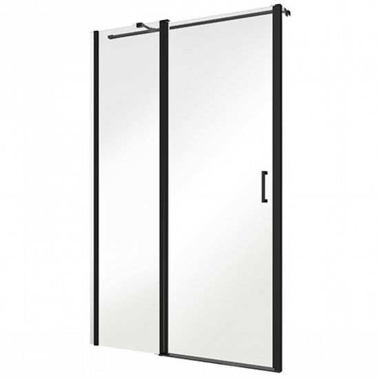BESCO Drzwi prysznicowe EXO-C BLACK 100x190 ECB-100-190C