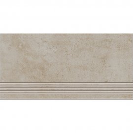Gres szkliwiony stopnica ROAD LINE beige 29,8x59,8 gat. I
