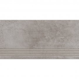 Gres szkliwiony stopnica ROAD LINE grey mat 29,8x59,8 gat. I