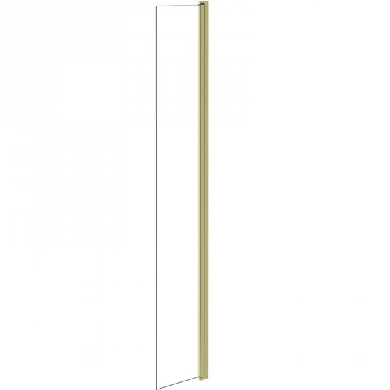 BESCO Ścianka prysznicowa systemu walk-in ECO-N FLEX 30x195 złota PEFG-30-195C