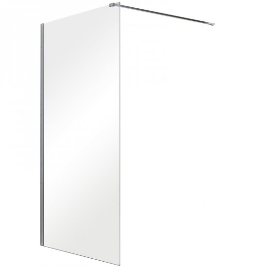 BESCO Kabina prysznicowa WALK-IN AVEO chrom 110x195 AV-110-195-C
