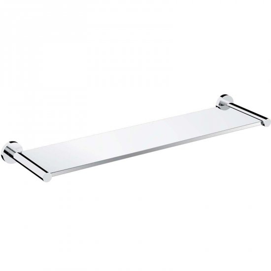 OMNIRES Półka ścienna szklana MODERN PROJECT 55 cm chrom połysk MP60930CR